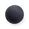 Bottone rivestito mezza sfera gloss – blu marino,  thumbnail number 1