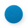 Bottone rivestito, Classic Poly – blu turchese,  thumbnail number 1