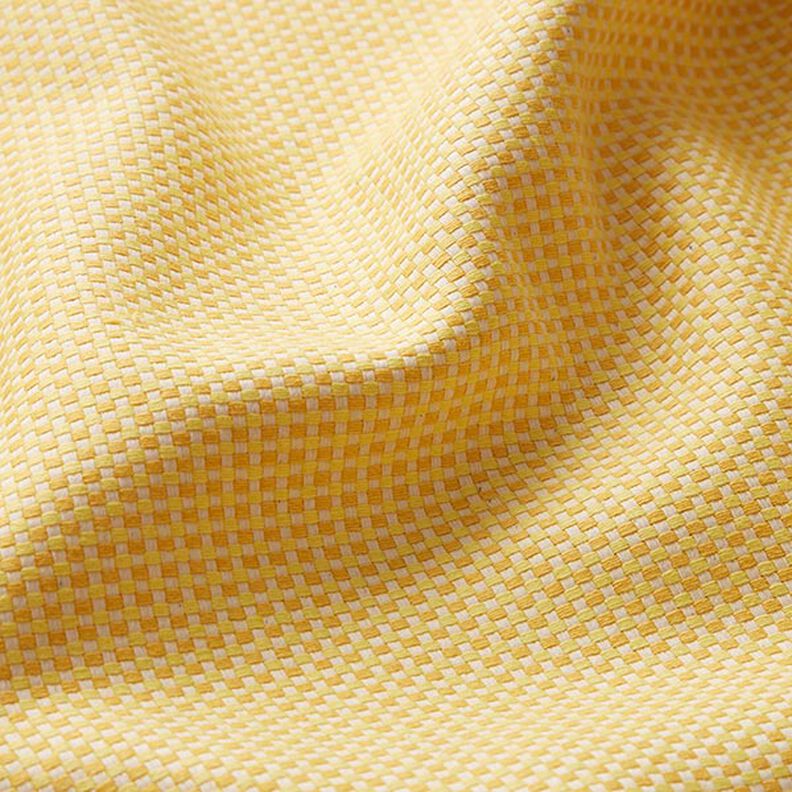 tessuto arredo Jacquard strutturato tinta unita – giallo,  image number 2