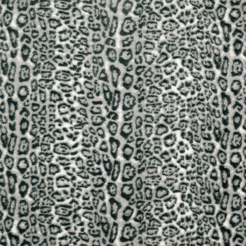 ecopelliccia leopardo delle nevi – argento/antracite,  image number 1
