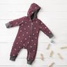 tessuto peluche Fiorellini ricamati | Poppy Fabrics – rosa antico scuro,  thumbnail number 5