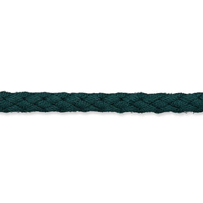 Cordoncino in cotone [Ø 5 mm] – verde scuro, 
