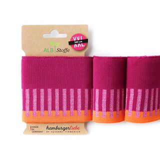GOTS tessuto in maglia bio per bordi e polsini CUFF ME ICON [140 cm | 8 cm] | Albstoffe, 