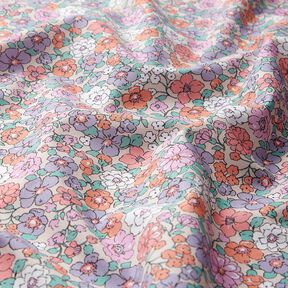 GOTS popeline di cotone Prato fiorito | Poppy Fabrics – naturale, 