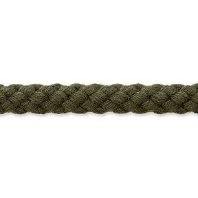 Cordoncino in cotone [Ø 7 mm] – verde oliva scuro, 