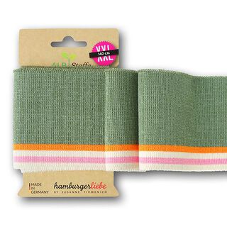 GOTS tessuto in maglia bio per bordi e polsini CUFF ME COLLEGE [140 cm | 7,5 cm] | Albstoffe, 
