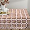tessuto arredo tessuti canvas Aspetto ricamato grande – violetto pastello/beige chiaro,  thumbnail number 7