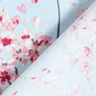 tessuto arredo mezzo panama Rami di fiori di ciliegio – azzurro/rosa,  thumbnail number 4