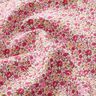 popeline di cotone Millefiori – bianco/rosa,  thumbnail number 2