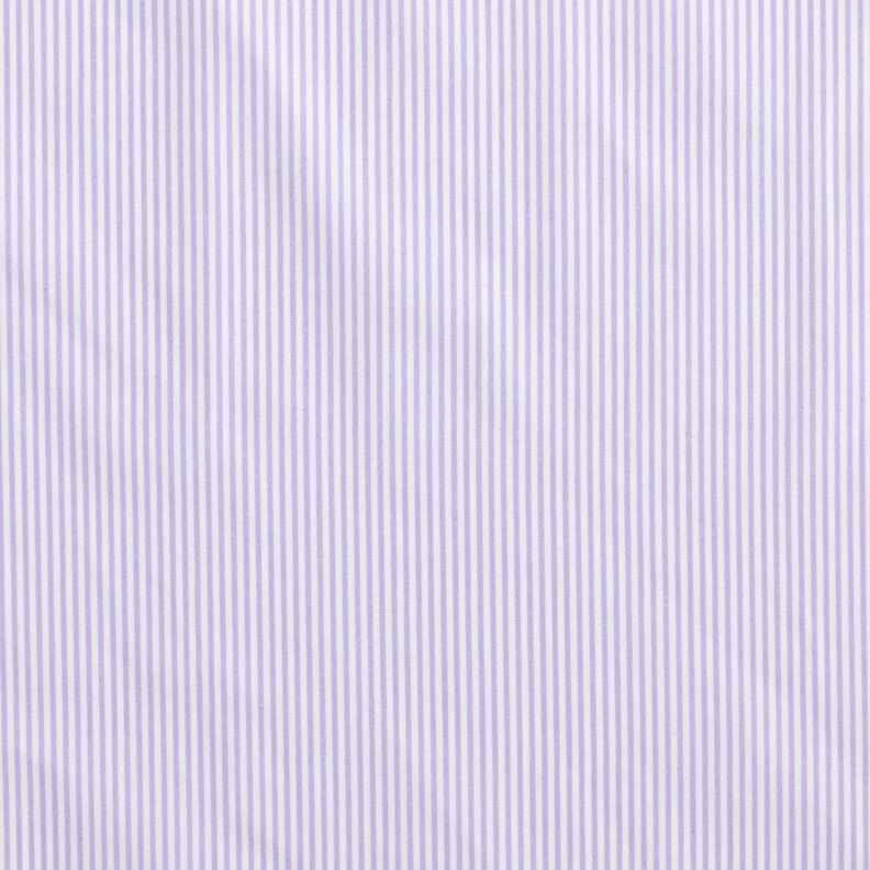 popeline di cotone Mini righe – lillà/bianco,  image number 1