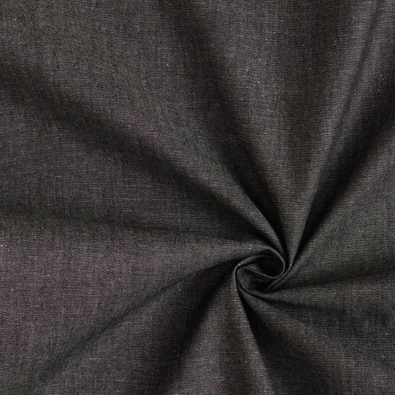 Denim in cotone leggero – nero,  image number 1