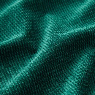 tessuto da tappezzeria effetto velluto a coste, onde – verde abete, 