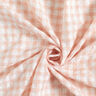 Seersucker a quadretti Vichy grandi – bianco/rosa antico chiaro,  thumbnail number 3