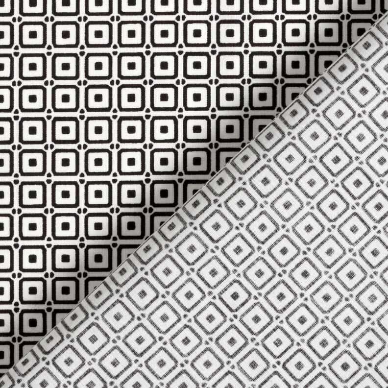 Tessuto per camicia a quadretti – nero/bianco,  image number 4