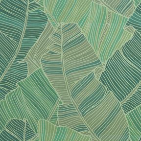 tessuti da esterni tessuti canvas linee di foglie – verde, 