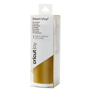 Pellicola vinilica Cricut Joy Smart, opaca [ 13,9 x 121,9 cm ] – or metallica, 