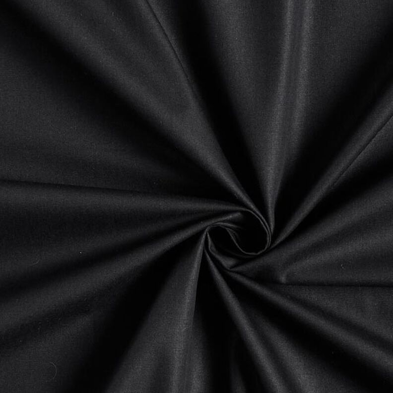GOTS popeline di cotone | Tula – nero,  image number 1