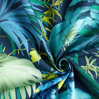 mezzo panama tessuto arredo Polinesia – blu/verde, 