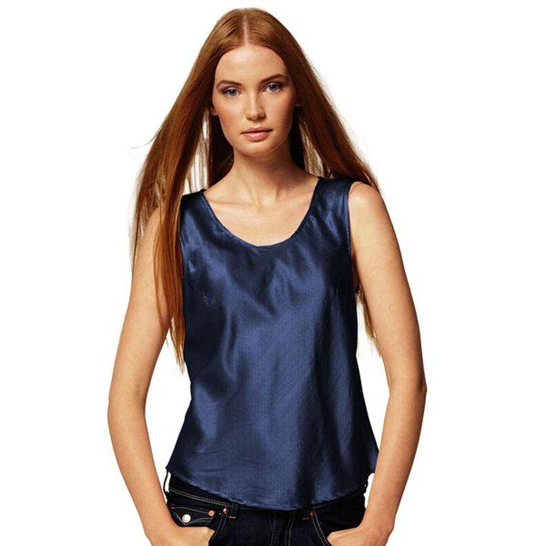 Stretch Satin – blu notte,  image number 4