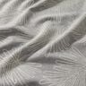tessuto arredo Jacquard Contorni delle foglie – grigio,  thumbnail number 2