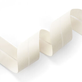 Nastro in sbieco Polycotton [50 mm] – bianco lana, 