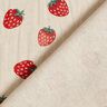 tessuto arredo mezzo panama Piccole fragole – rosso/naturale,  thumbnail number 4