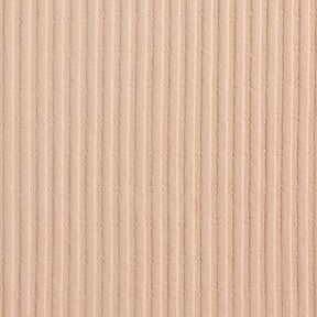 jersey a coste Tessuto a modello unico – beige, 