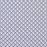 cotone rivestito Piccoli rombi – blu/bianco,  thumbnail number 1