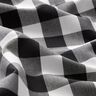 tessuto per camicie Grandi quadretti stile country – bianco/nero,  thumbnail number 2
