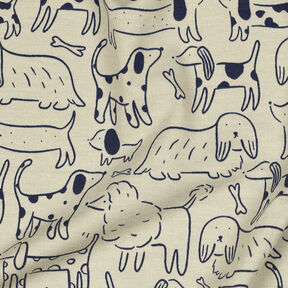 jersey di cotone Cani | by Poppy – anemone/blu marino, 