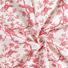 tessuto in cotone cretonne Uccelli – rosso/bianco lana,  thumbnail number 3