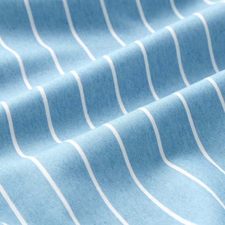 chambray righe – azzurro/bianco lana,  image number 2