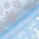 organza, fiocchi di neve – azzurro,  thumbnail number 5