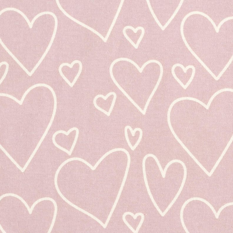 jersey di cotone Herzen &ndash; rosa,  image number 1