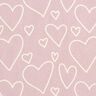 jersey di cotone Herzen &ndash; rosa,  thumbnail number 1