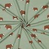 jersey di cotone orsi | Poppy Fabrics – canna palustre/marrone castagna,  thumbnail number 3