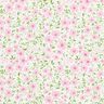 tessuto arredo satin di cotone Mare di fiori – rosa chiaro/bianco,  thumbnail number 1