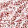 popeline di cotone Mare di boccioli – rosso/bianco,  thumbnail number 2