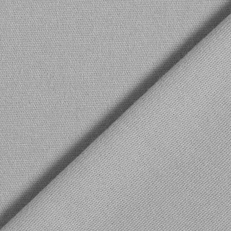 flanella di cotone tinta unita – grigio chiaro,  image number 4