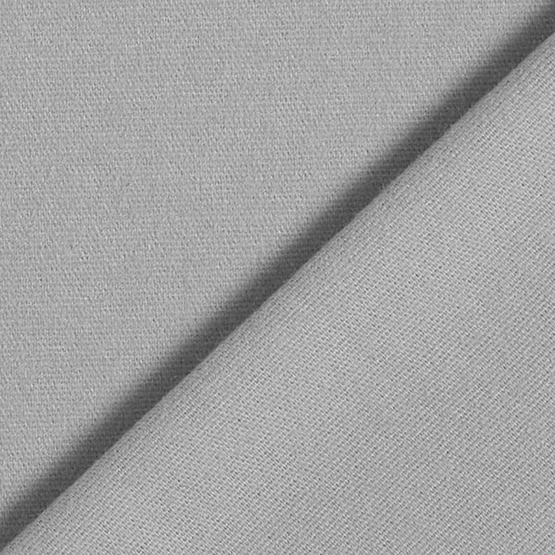 flanella di cotone tinta unita – grigio chiaro,  image number 4