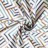 tessuto arredo mezzo panama Diamanti moderni – bianco/blu,  thumbnail number 3