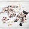 jersey a coste Fiori romantici stampa digitale – bianco lana,  thumbnail number 6