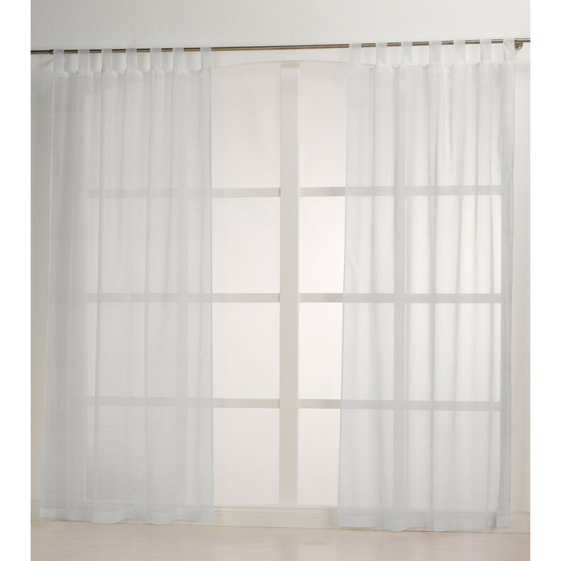 tessuto per tende a vetro Effetto bouclé 300 cm – bianco,  image number 6