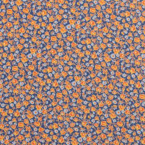 chiffon Millefiori – indaco/arancione, 