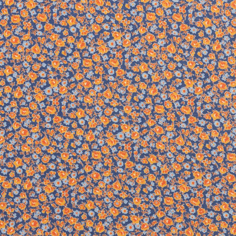 chiffon Millefiori – indaco/arancione,  image number 1