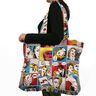 tessuto arredo mezzo panama fumetto pop art – bianco,  thumbnail number 8