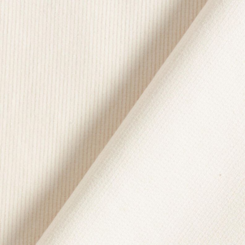 velluto a costine stretch – bianco lana,  image number 3