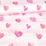 jersey di cotone Cuori | Glitzerpüppi – rosa chiaro/bianco,  thumbnail number 2