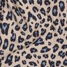 misto lino viscosa stampa leopardata | Poppy Fabrics &ndash; anacardo/blu notte,  thumbnail number 2