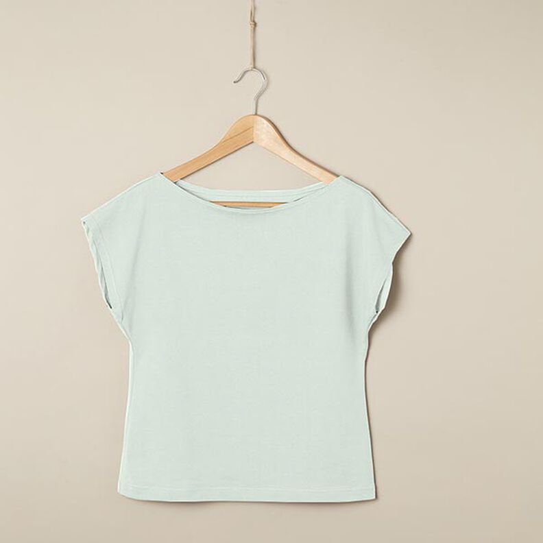 jersey di cotone medio tinta unita – canna palustre,  image number 6